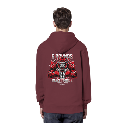5 ROUNDS BEAST MODE Gorilla - Organic Hoodie