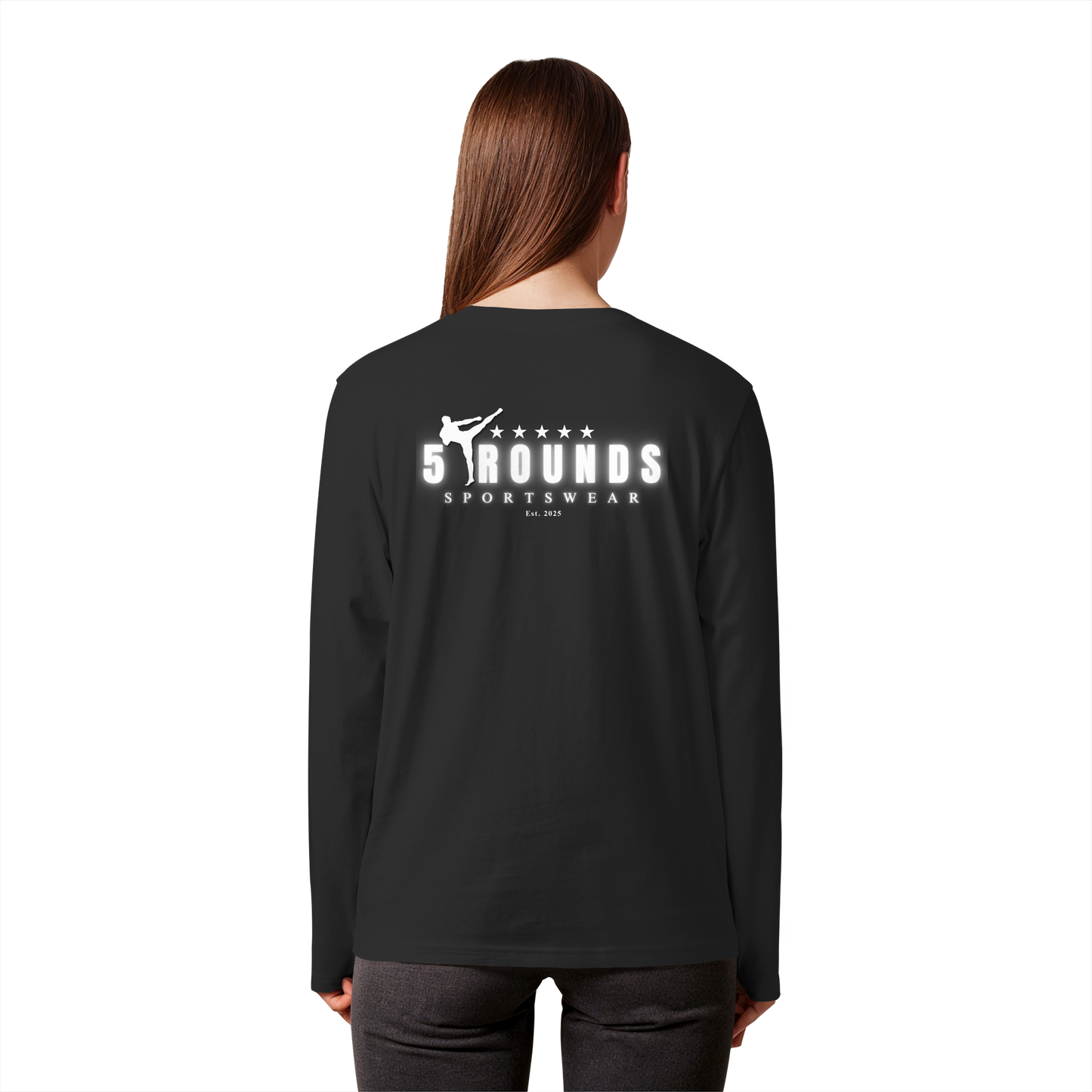 5 ROUNDS Organic Longsleeve T-Shirt – Premium Bio-Langarmshirt