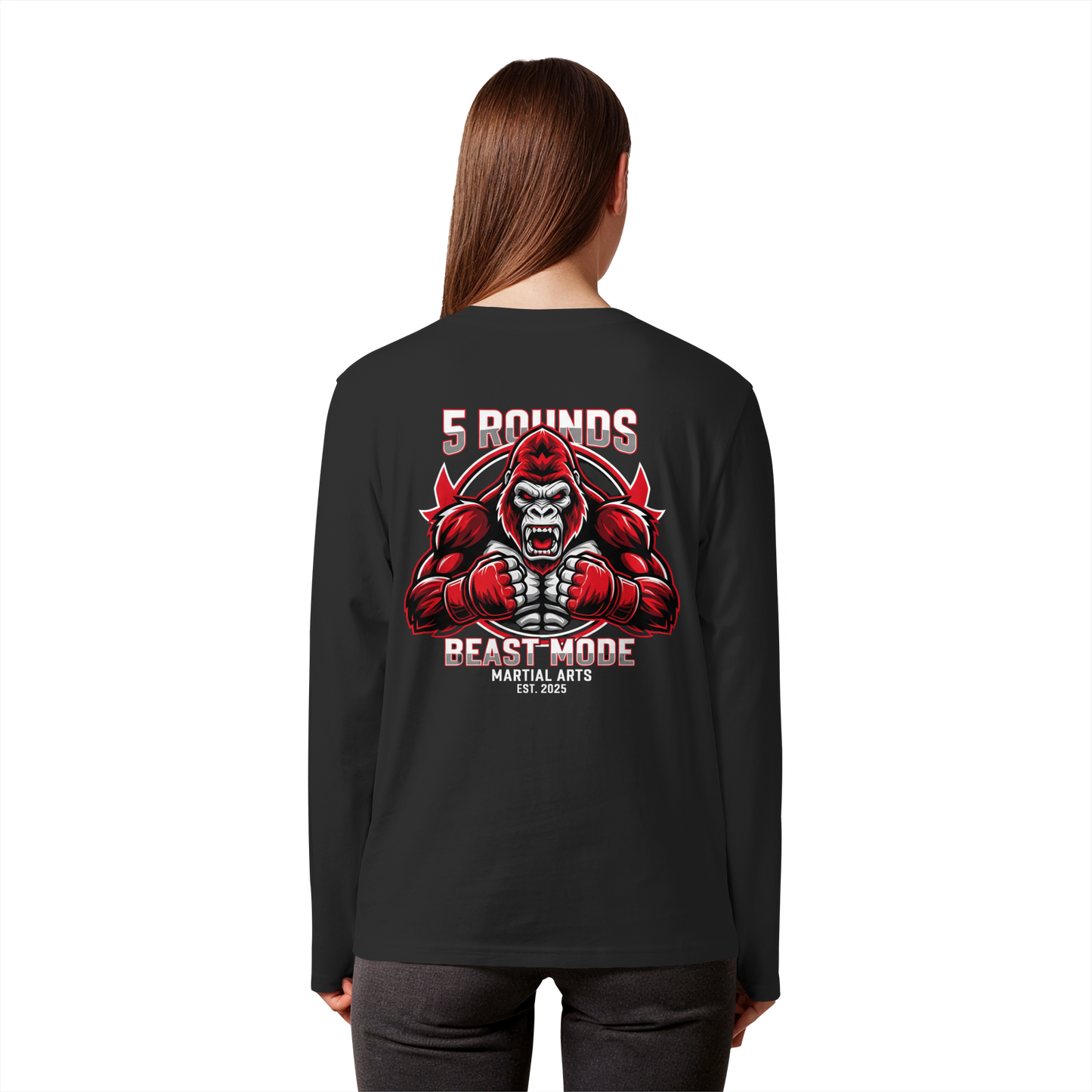 5 ROUNDS BEAST MODE Gorilla Organic Longsleeve