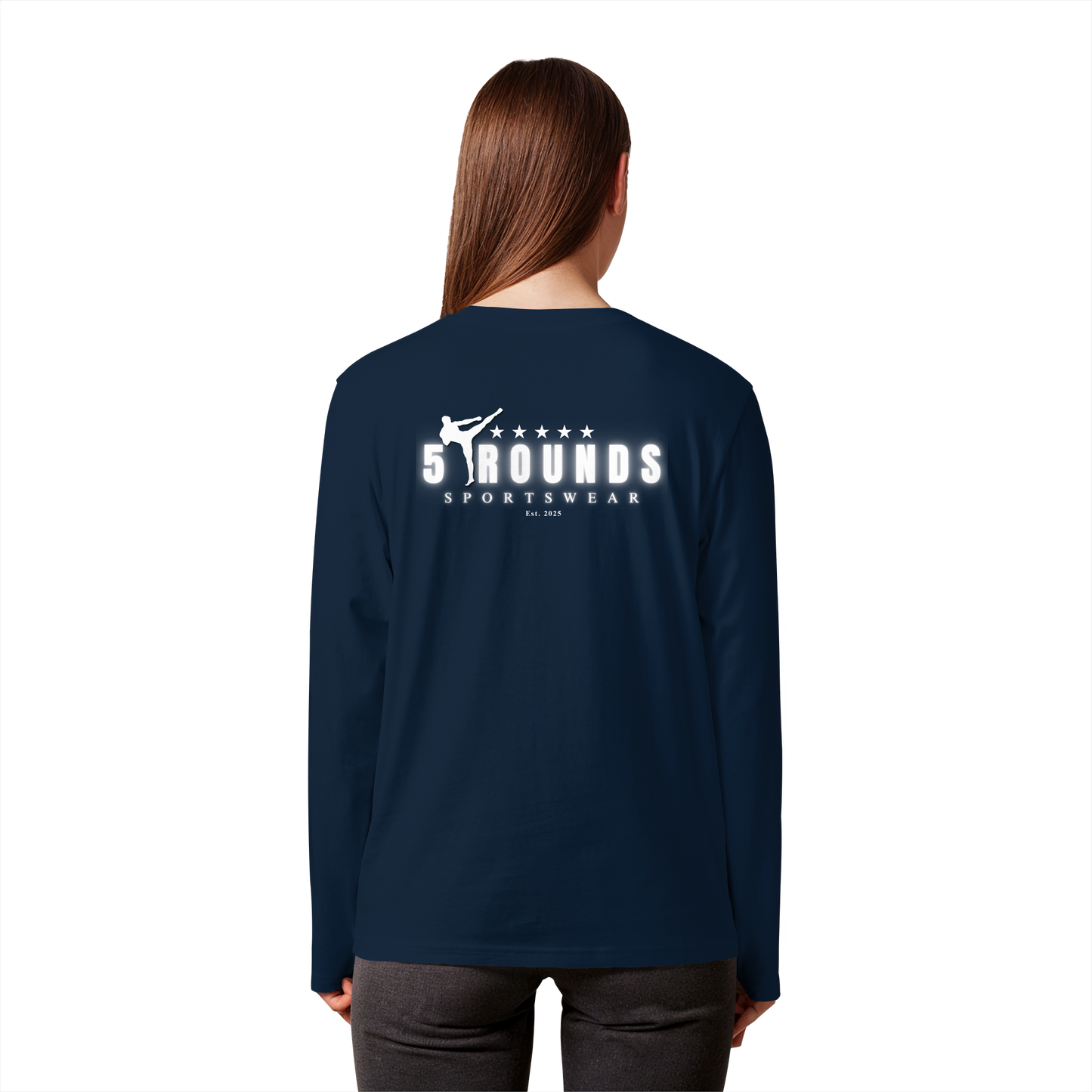 5 ROUNDS Organic Longsleeve T-Shirt – Premium Bio-Langarmshirt