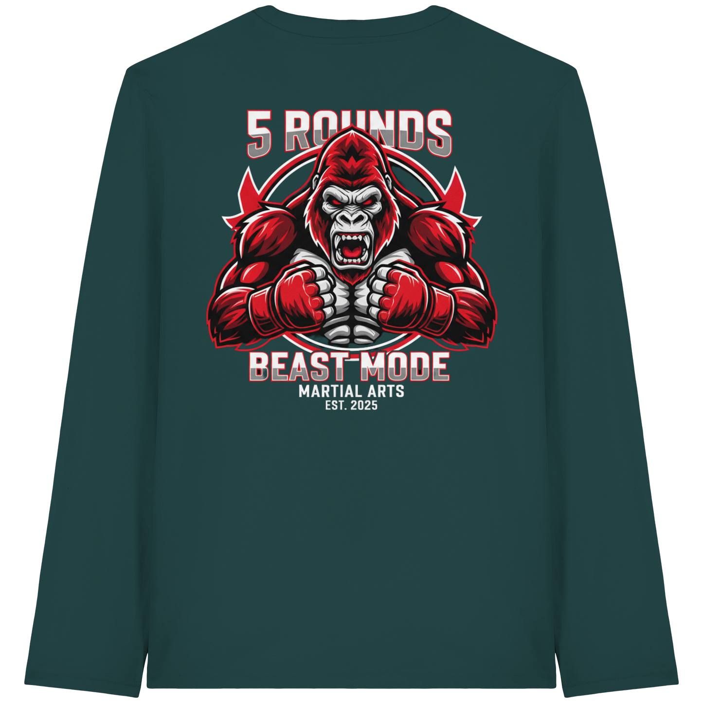 5 ROUNDS BEAST MODE Gorilla Organic Longsleeve