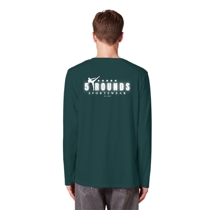 5 ROUNDS Organic Longsleeve T-Shirt – Premium Bio-Langarmshirt