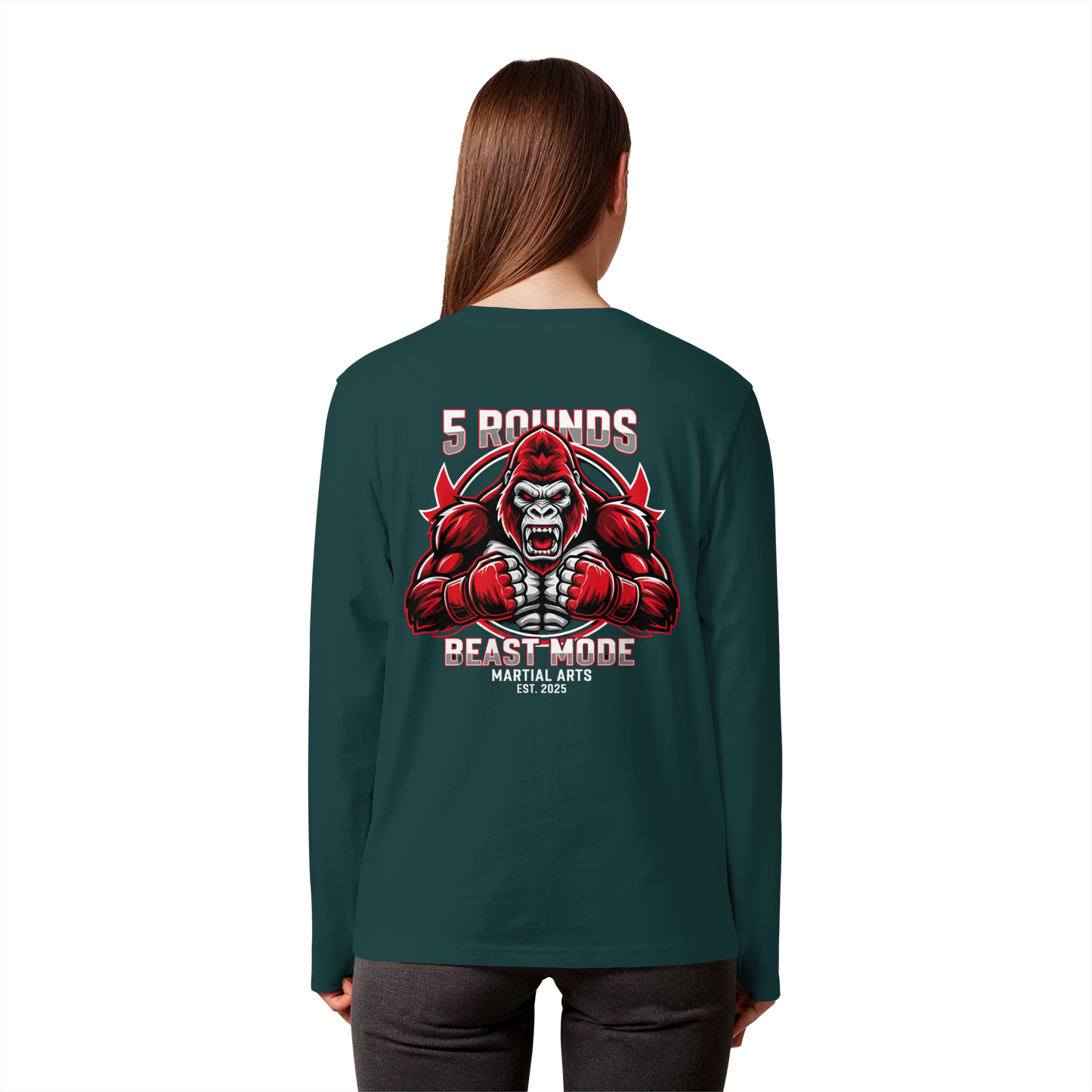 5 ROUNDS BEAST MODE Gorilla Organic Longsleeve