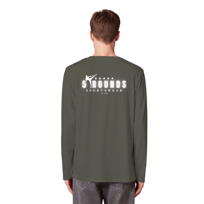 5 ROUNDS Organic Longsleeve T-Shirt – Premium Bio-Langarmshirt