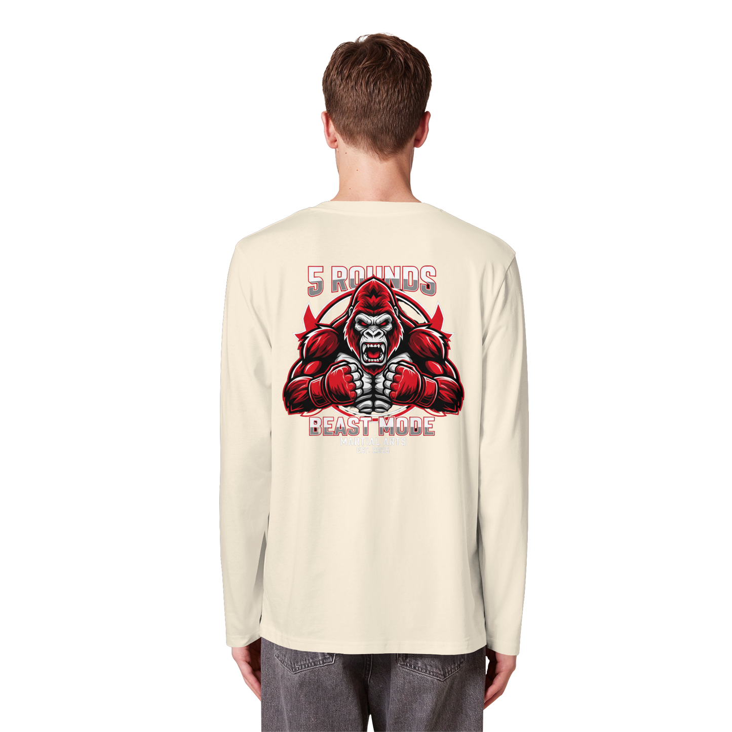5 ROUNDS BEAST MODE Gorilla Organic Longsleeve