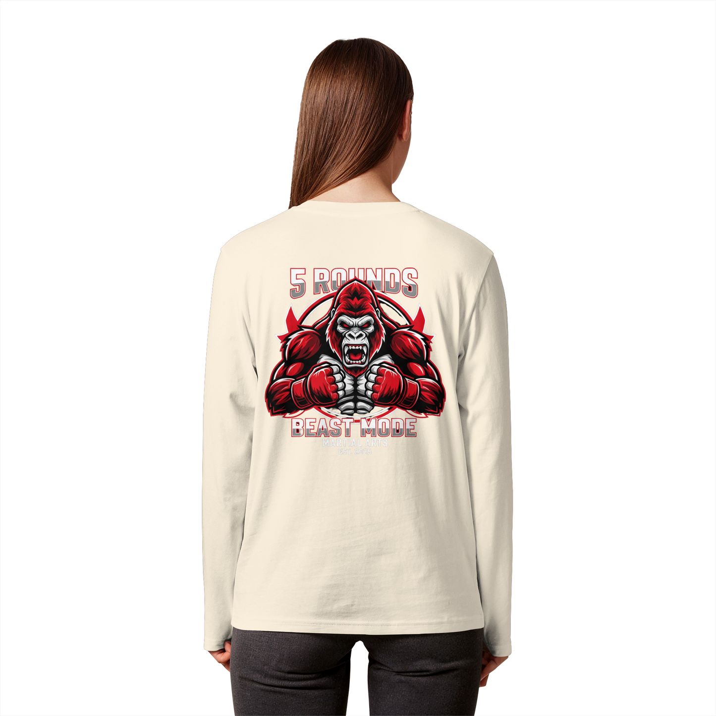 5 ROUNDS BEAST MODE Gorilla Organic Longsleeve
