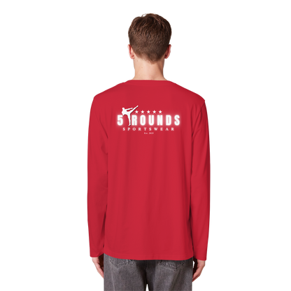 5 ROUNDS Organic Longsleeve T-Shirt – Premium Bio-Langarmshirt