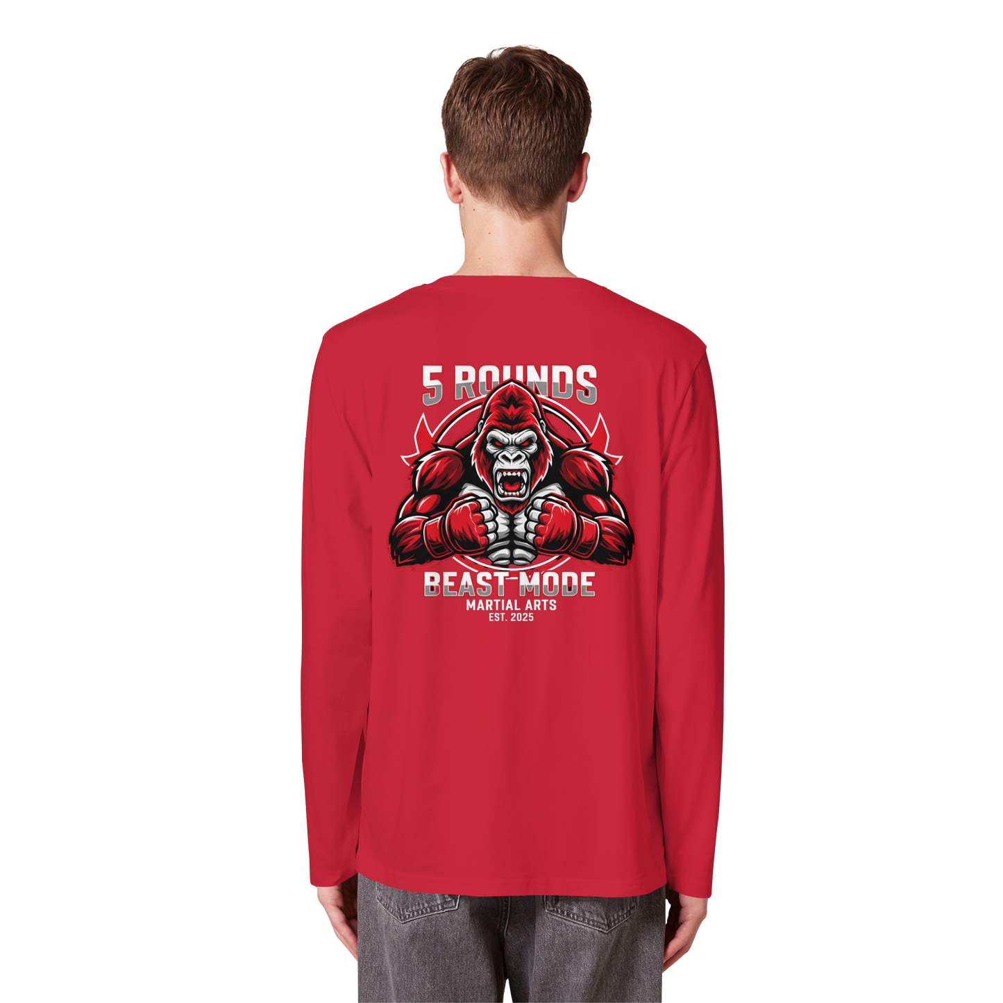 5 ROUNDS BEAST MODE Gorilla Organic Longsleeve