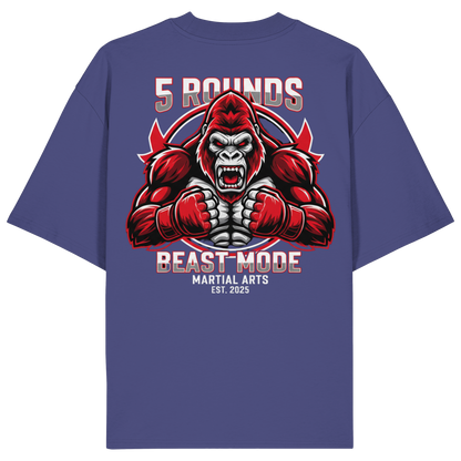 5 ROUNDS BEAST MODE Gorilla Organic Oversize Shirt