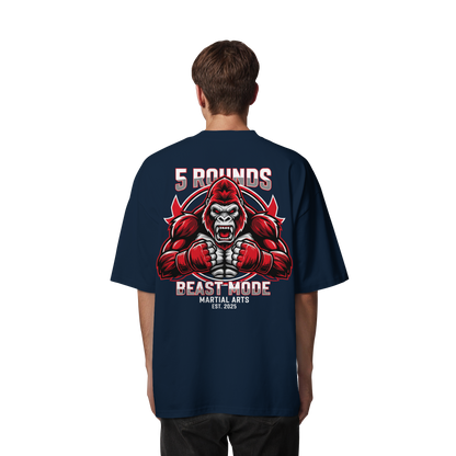 5 ROUNDS BEAST MODE Gorilla Organic Oversize Shirt