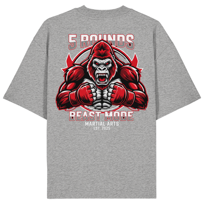 5 ROUNDS BEAST MODE Gorilla Organic Oversize Shirt