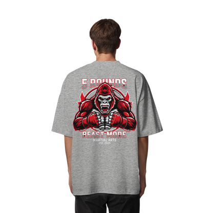 5 ROUNDS BEAST MODE Gorilla Organic Oversize Shirt