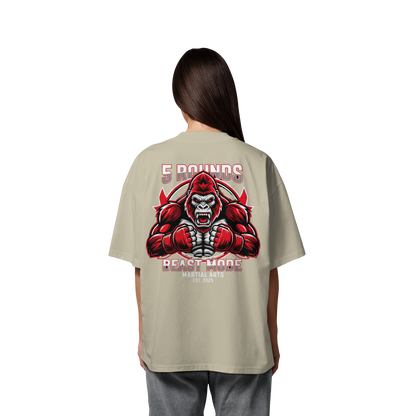 5 ROUNDS BEAST MODE Gorilla Organic Oversize Shirt