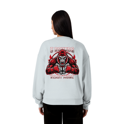 5 ROUNDS BEAST MODE Gorilla - Organic Oversize Sweatshirt