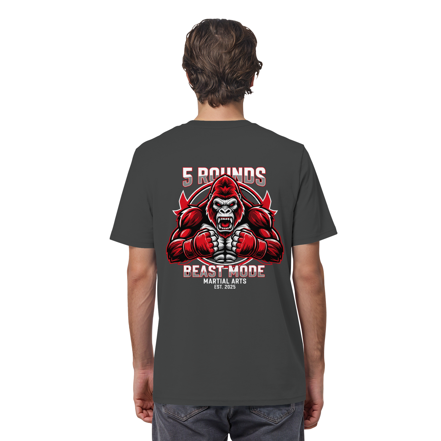 5 ROUNDS BEAST MODE Gorilla Organic Shirt