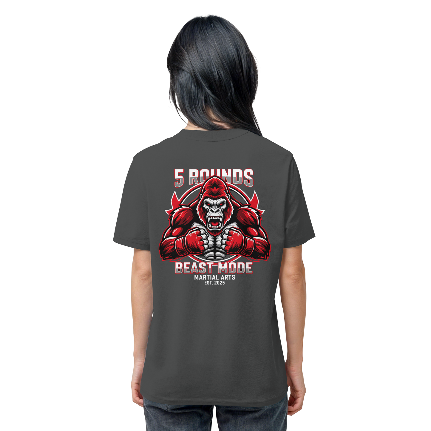 5 ROUNDS BEAST MODE Gorilla Organic Shirt