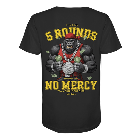 5 ROUNDS Gorilla Fighter T-Shirt - Premium Bio-Baumwolle mit DTF-Druck