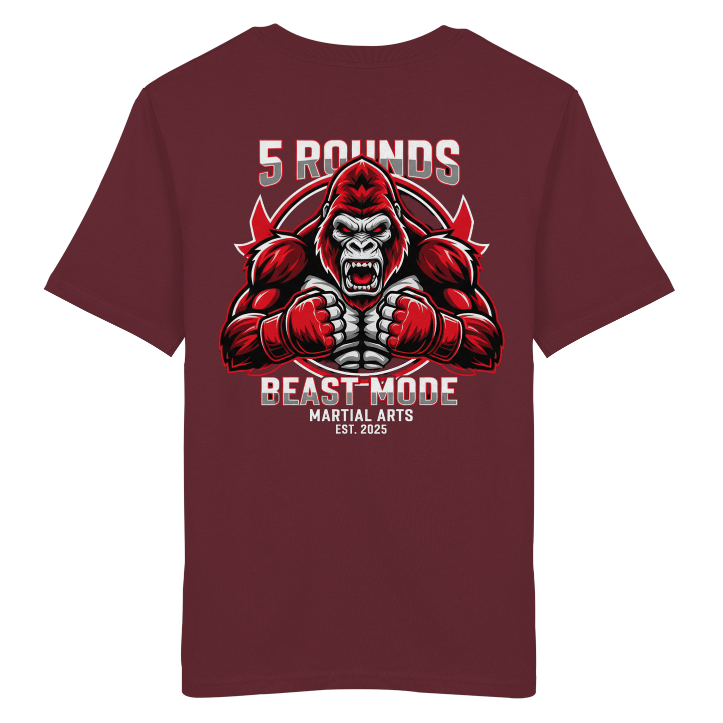5 ROUNDS BEAST MODE Gorilla Organic Shirt