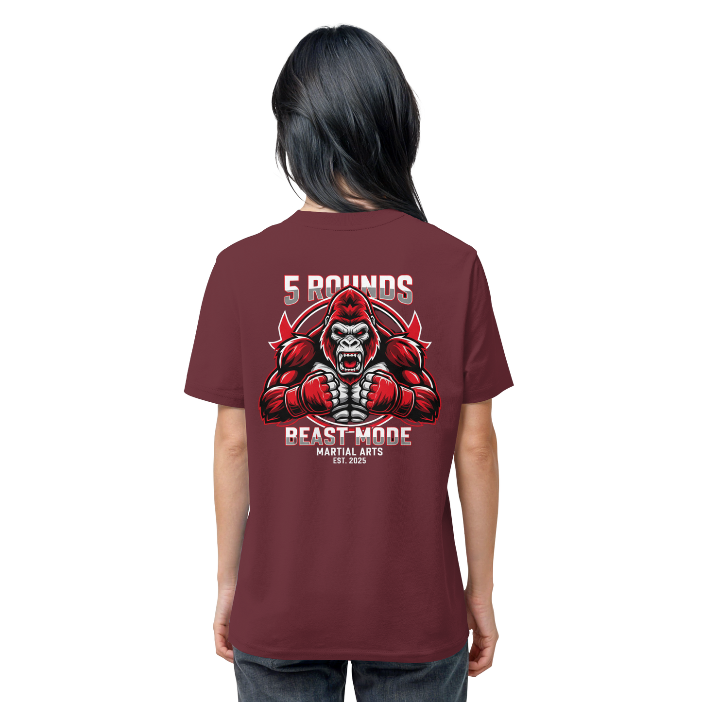 5 ROUNDS BEAST MODE Gorilla Organic Shirt