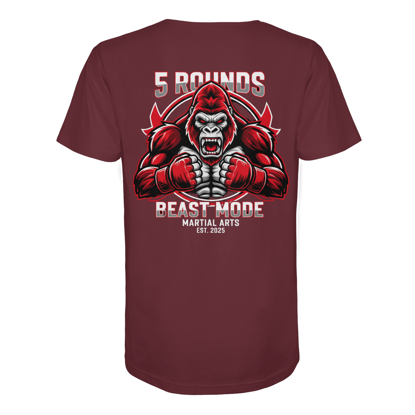 5 ROUNDS BEAST MODE Gorilla Organic Shirt
