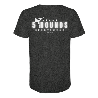 5 ROUNDS Logo Weis  - Organic Shirt
