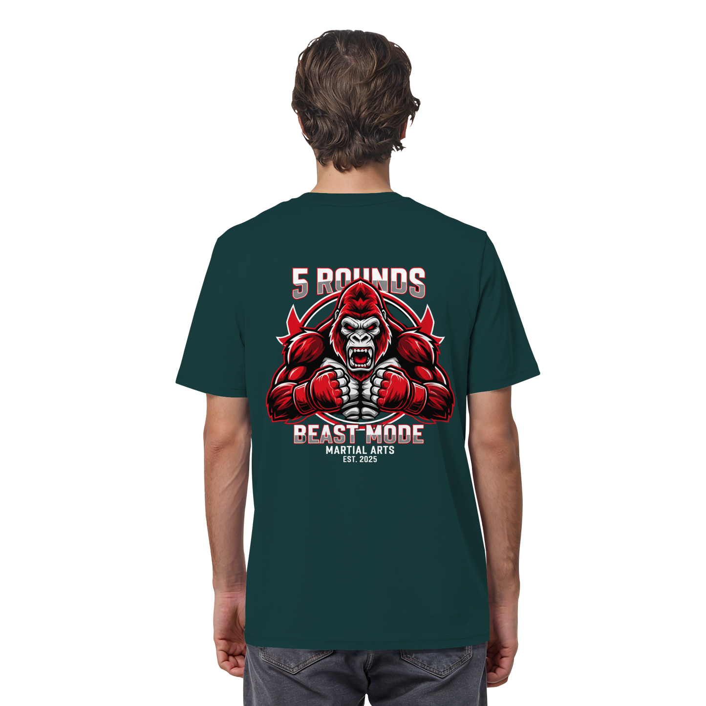 5 ROUNDS BEAST MODE Gorilla Organic Shirt