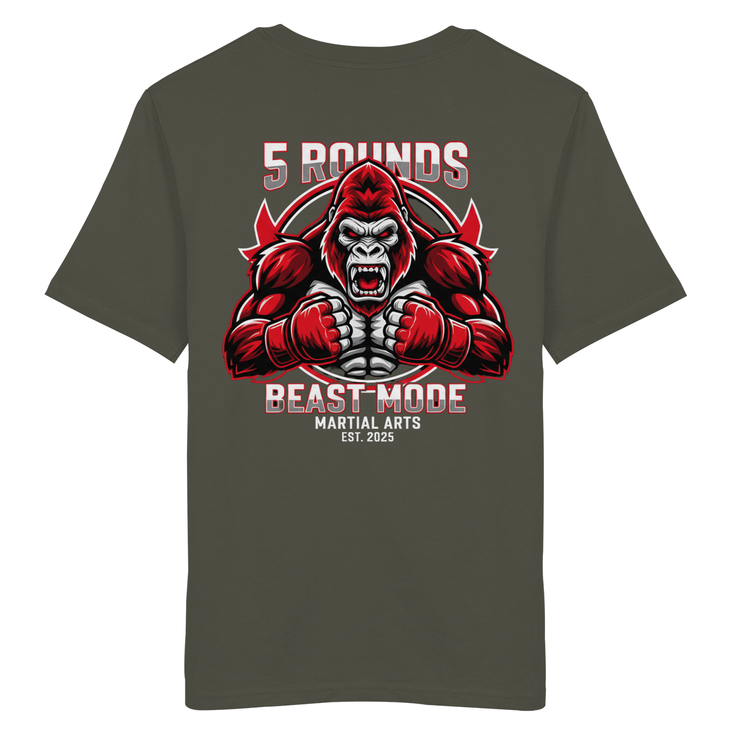 5 ROUNDS BEAST MODE Gorilla Organic Shirt