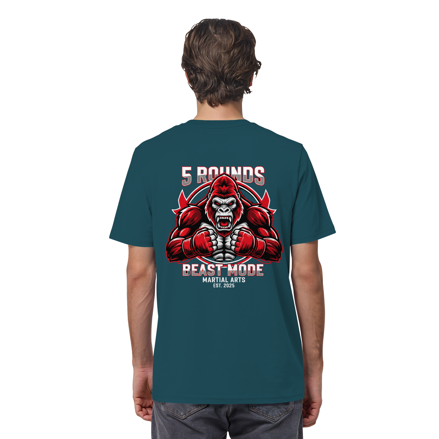 5 ROUNDS BEAST MODE Gorilla Organic Shirt