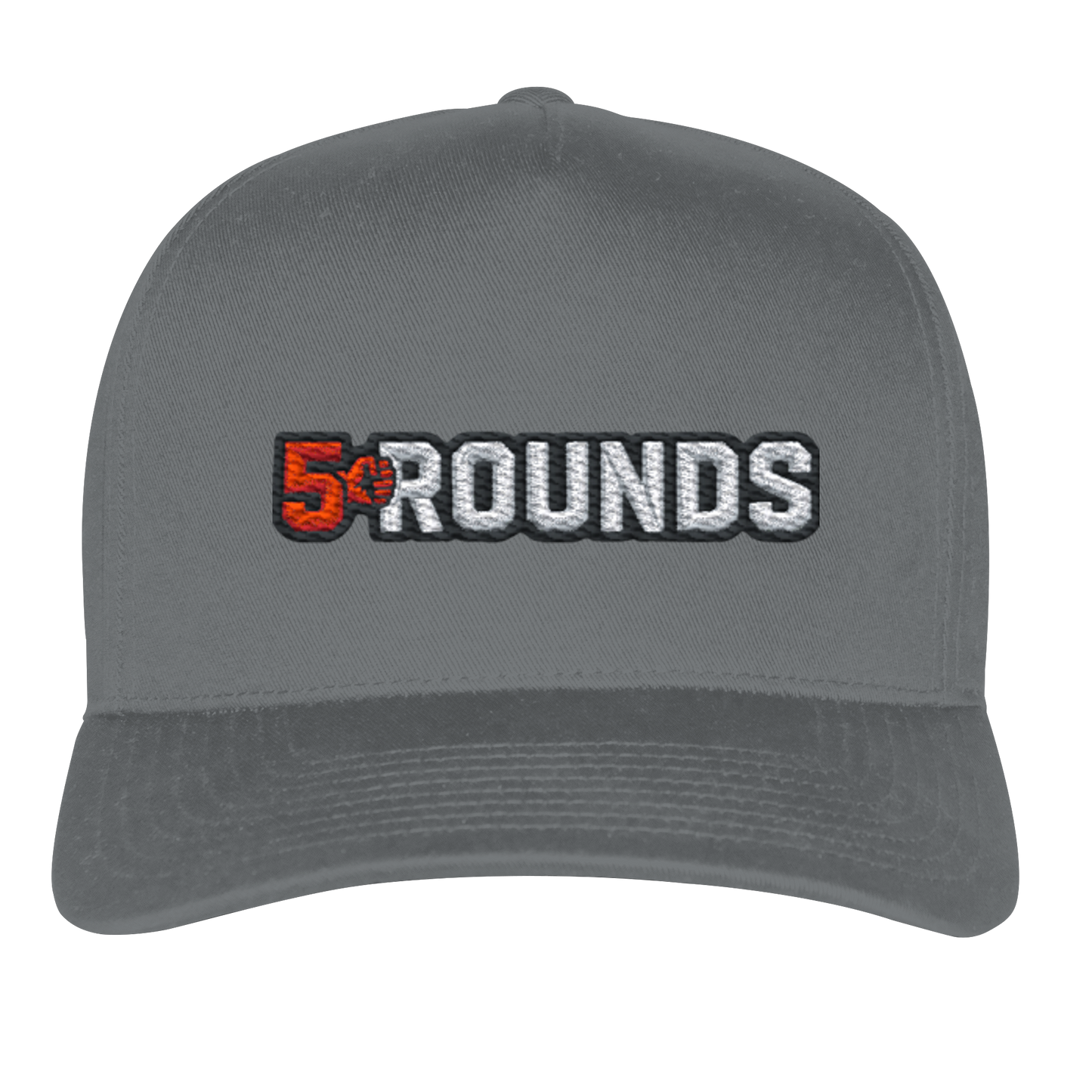 5 ROUNDS Logo Stick - Classic Curved Snapback