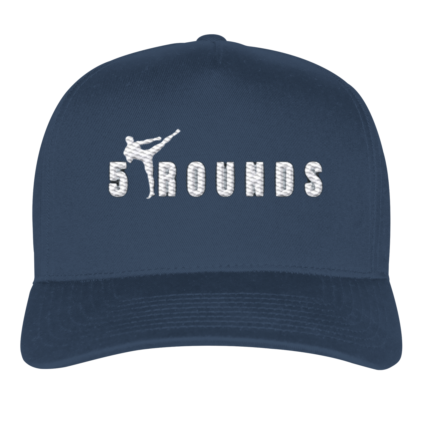 5 ROUNDS Logo Weis  - Classic Curved Snapback