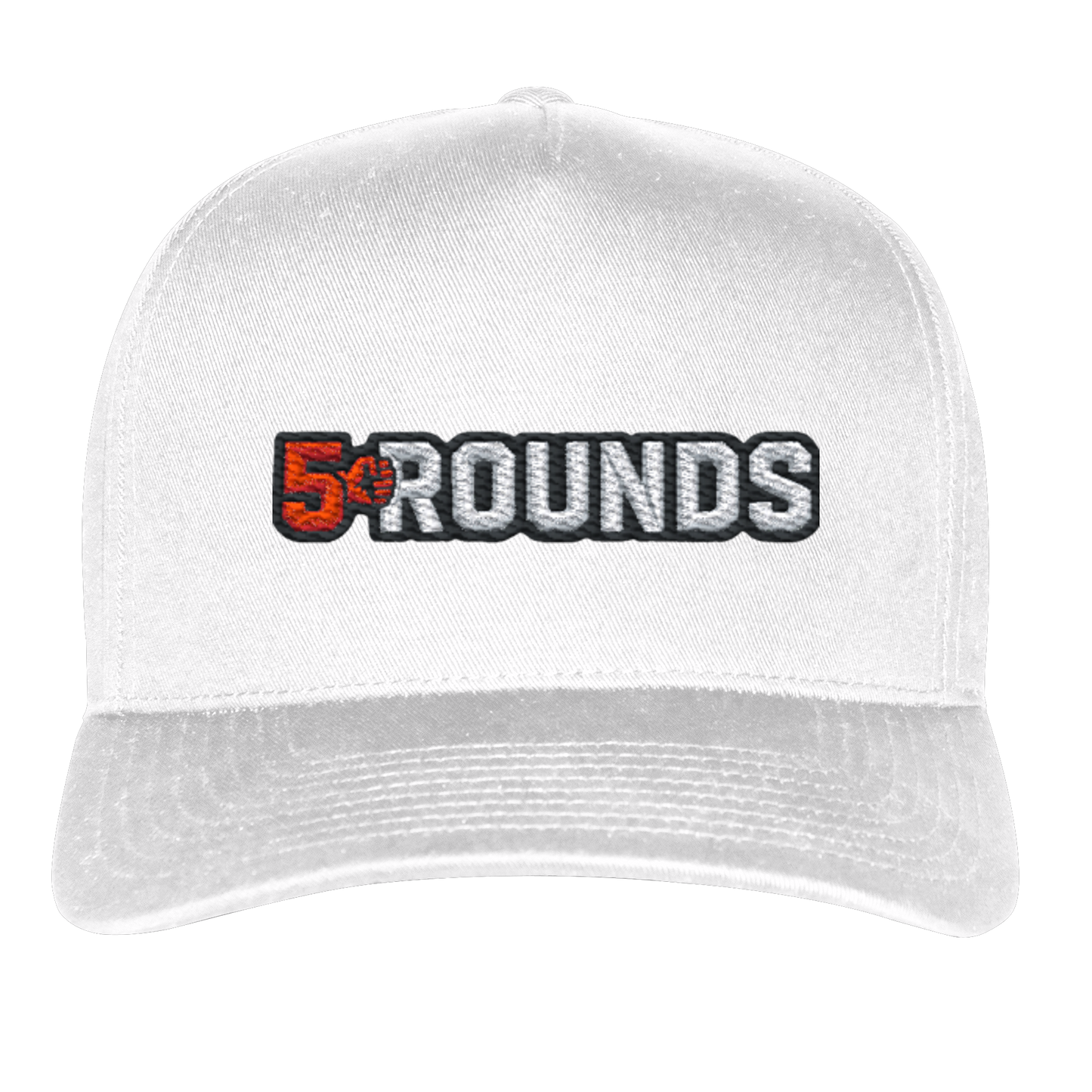 5 ROUNDS Logo Stick - Classic Curved Snapback
