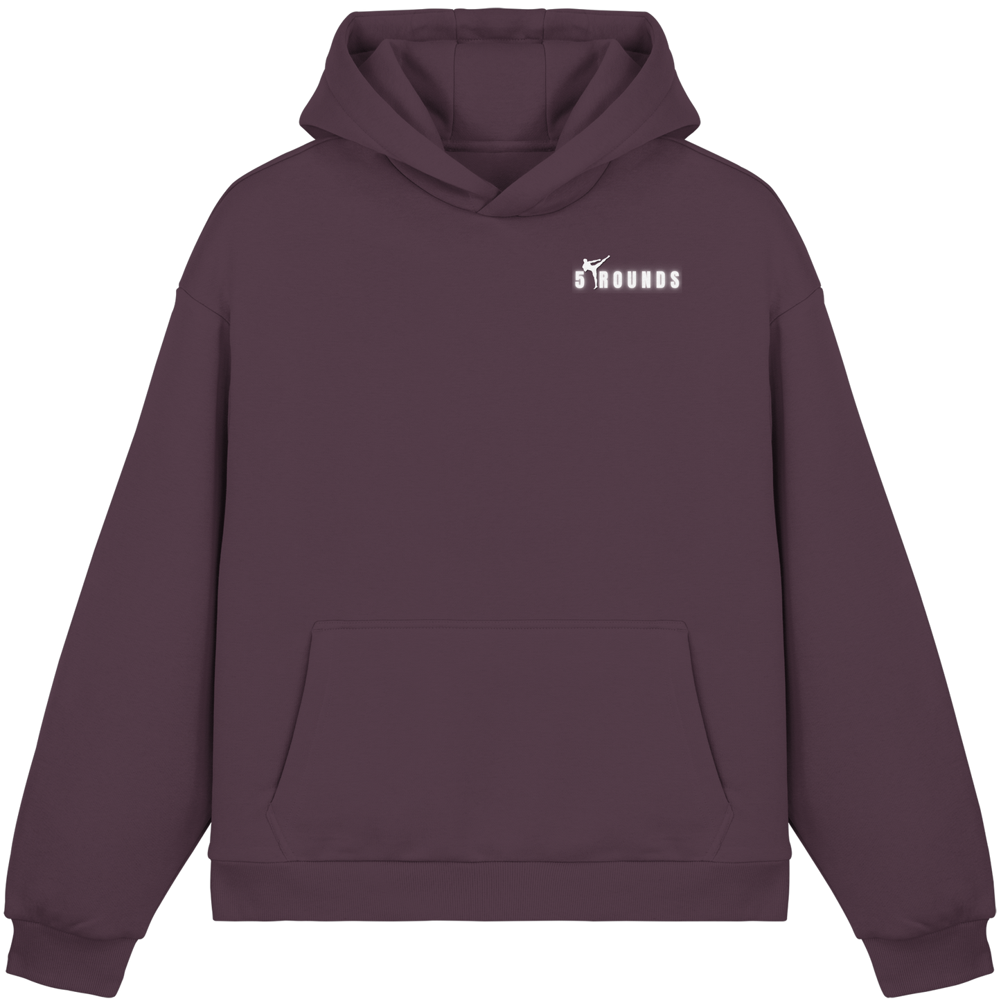 5 ROUNDS Fluffy Boxcut Hoodie – Premium Oversized Hoodie