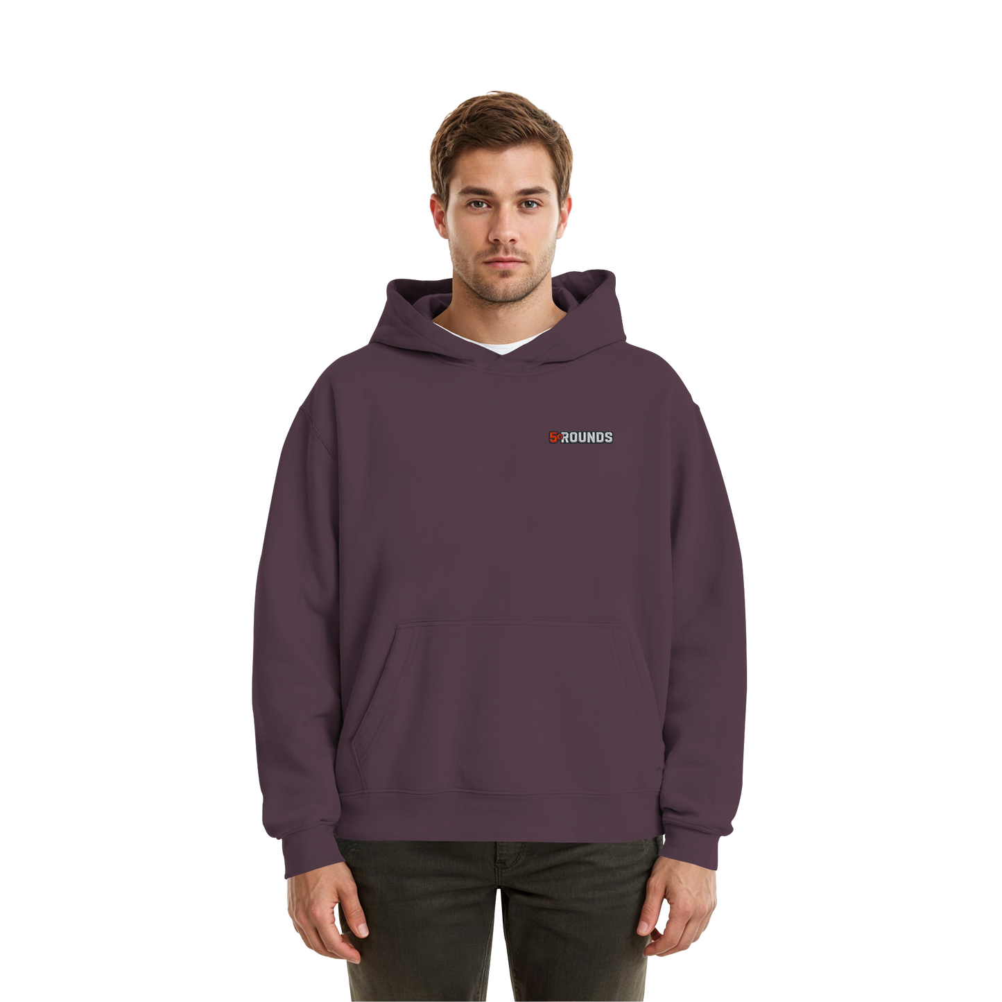 5 ROUNDS BEAST MODE Gorilla Fluffy Boxcut Hoodie