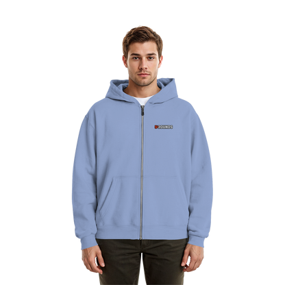 5 ROUNDS BEAST MODE Gorilla Motive Rot Weis Schwarz Farben Stick und DTF - Fluffy Boxcut Zipper