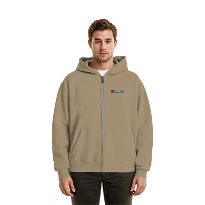 5 ROUNDS BEAST MODE Gorilla Motive Rot Weis Schwarz Farben Stick und DTF - Fluffy Boxcut Zipper