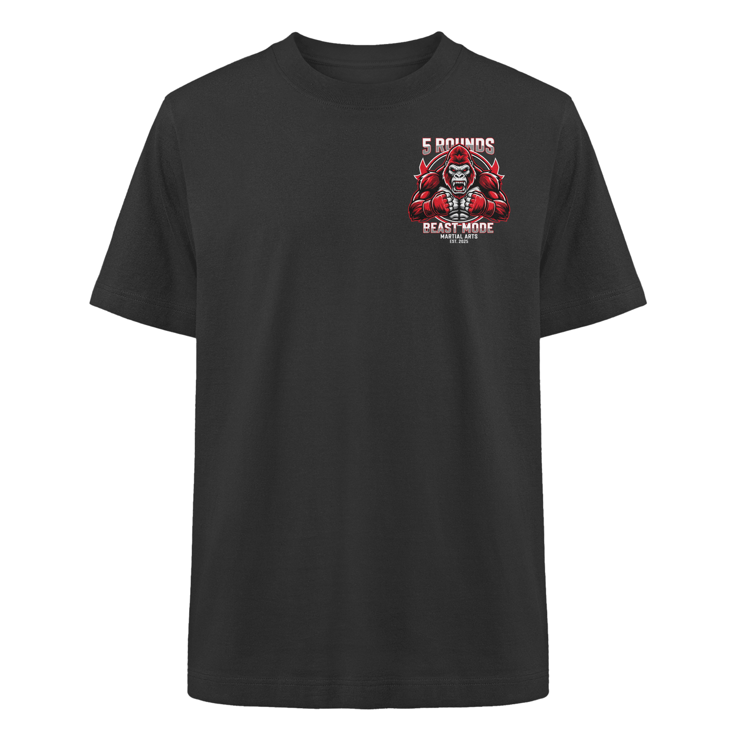 5 ROUNDS BEAST MODE Gorilla Heavy Oversized Organic Shirt