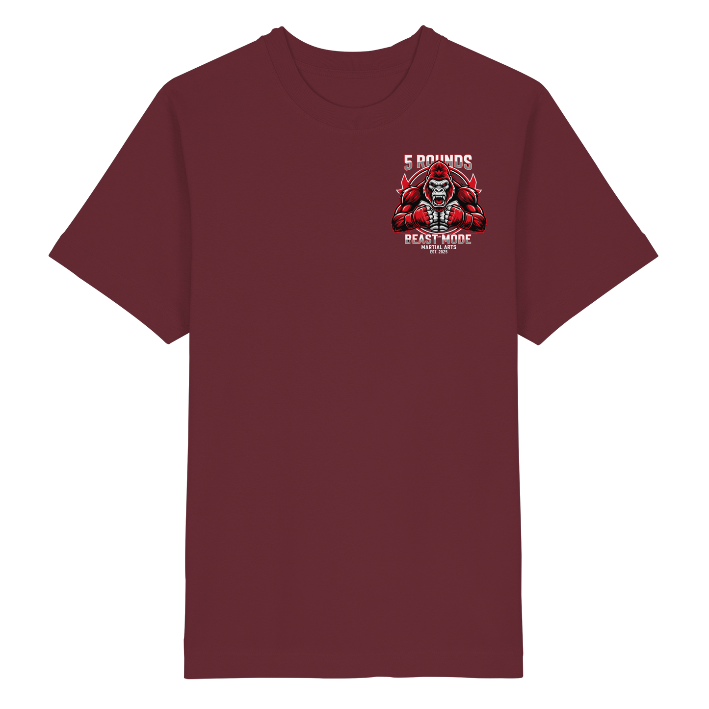 5 ROUNDS BEAST MODE Gorilla Heavy Oversized Organic Shirt