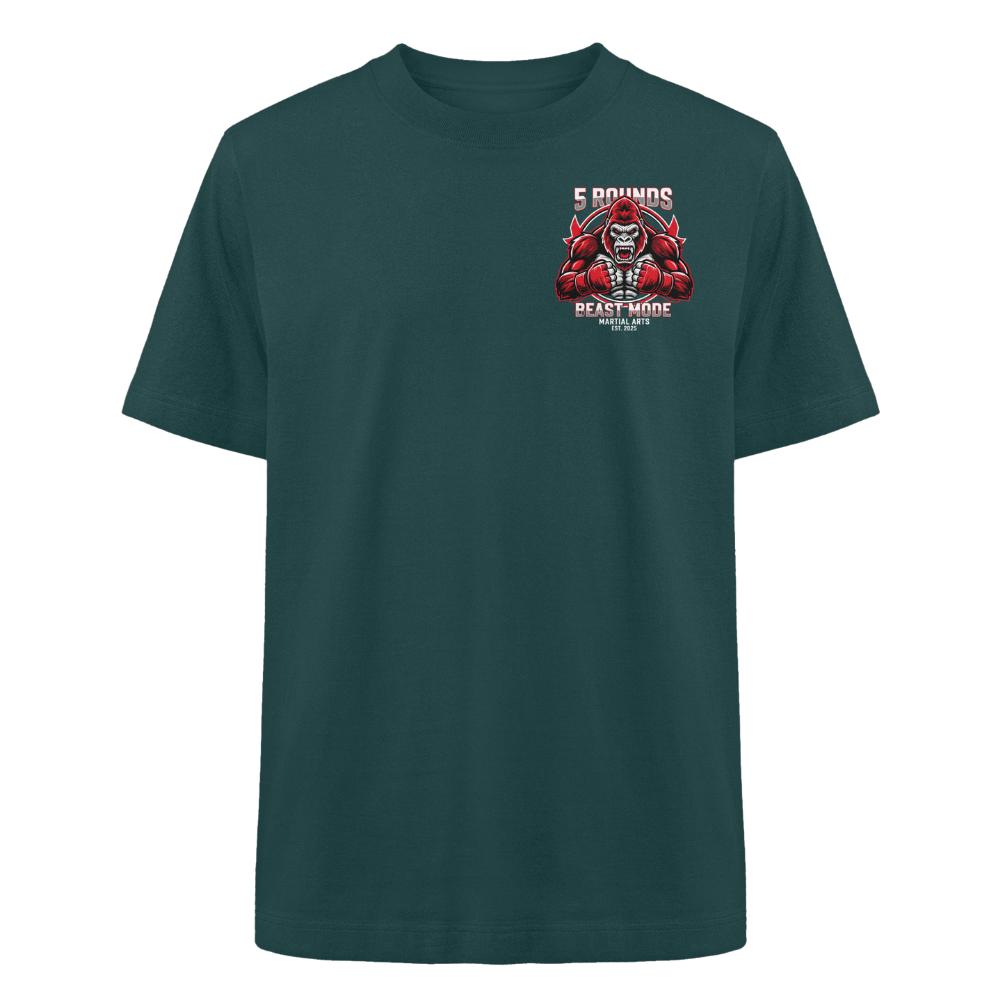 5 ROUNDS BEAST MODE Gorilla Heavy Oversized Organic Shirt