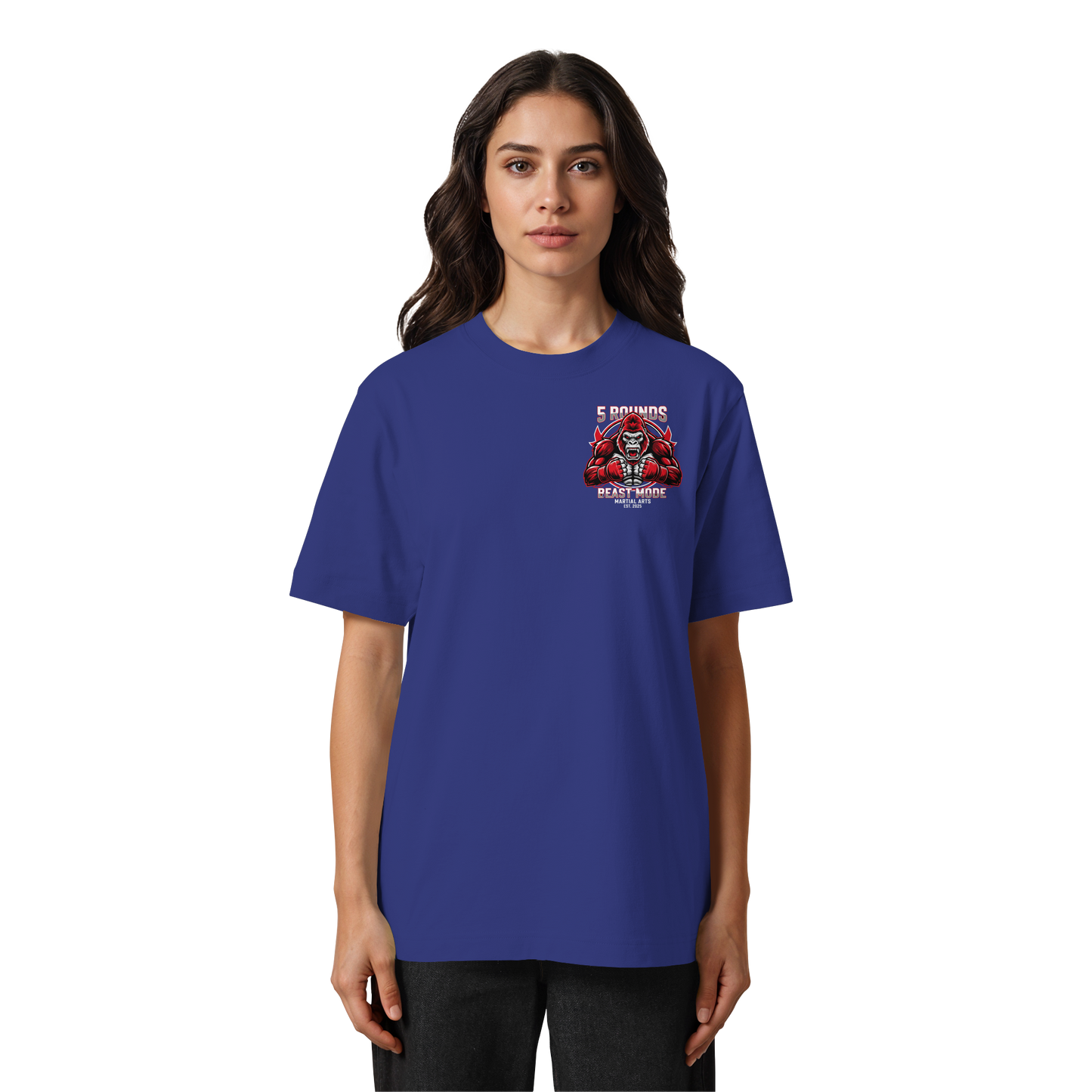 5 ROUNDS BEAST MODE Gorilla Heavy Oversized Organic Shirt