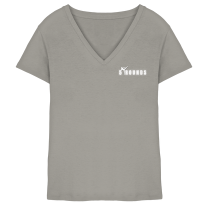 5 ROUNDS Ladies V-Neck Shirt – Premium Bio V-Neck für Damen