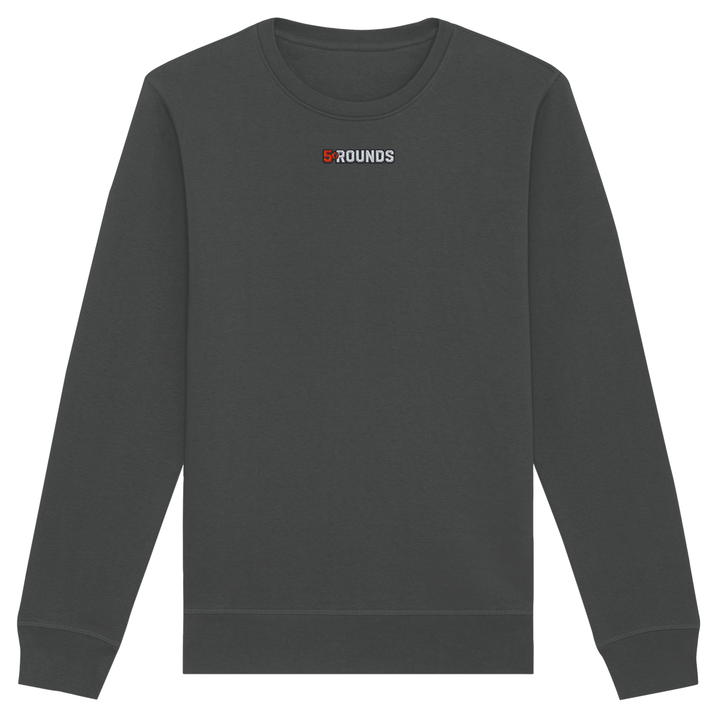 5 ROUNDS BEAST MODE Gorilla Motive Rot Weis Schwarz Farben Stick und DTF - Organic Basic Unisex Sweatshirt