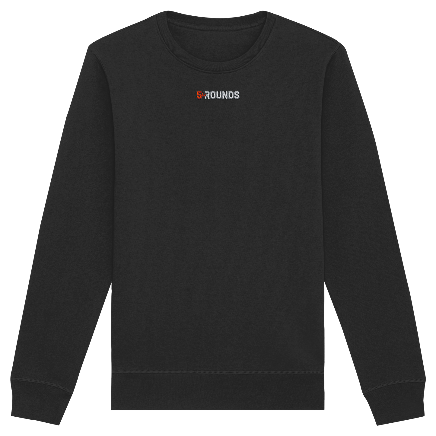 5 ROUNDS BEAST MODE Gorilla Motive Rot Weis Schwarz Farben Stick und DTF - Organic Basic Unisex Sweatshirt