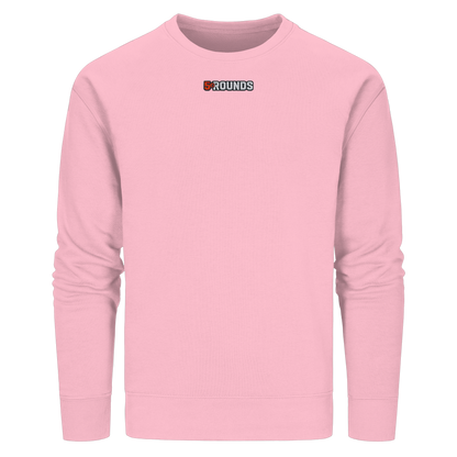 5 ROUNDS BEAST MODE Gorilla Motive Rot Weis Schwarz Farben Stick und DTF - Organic Basic Unisex Sweatshirt