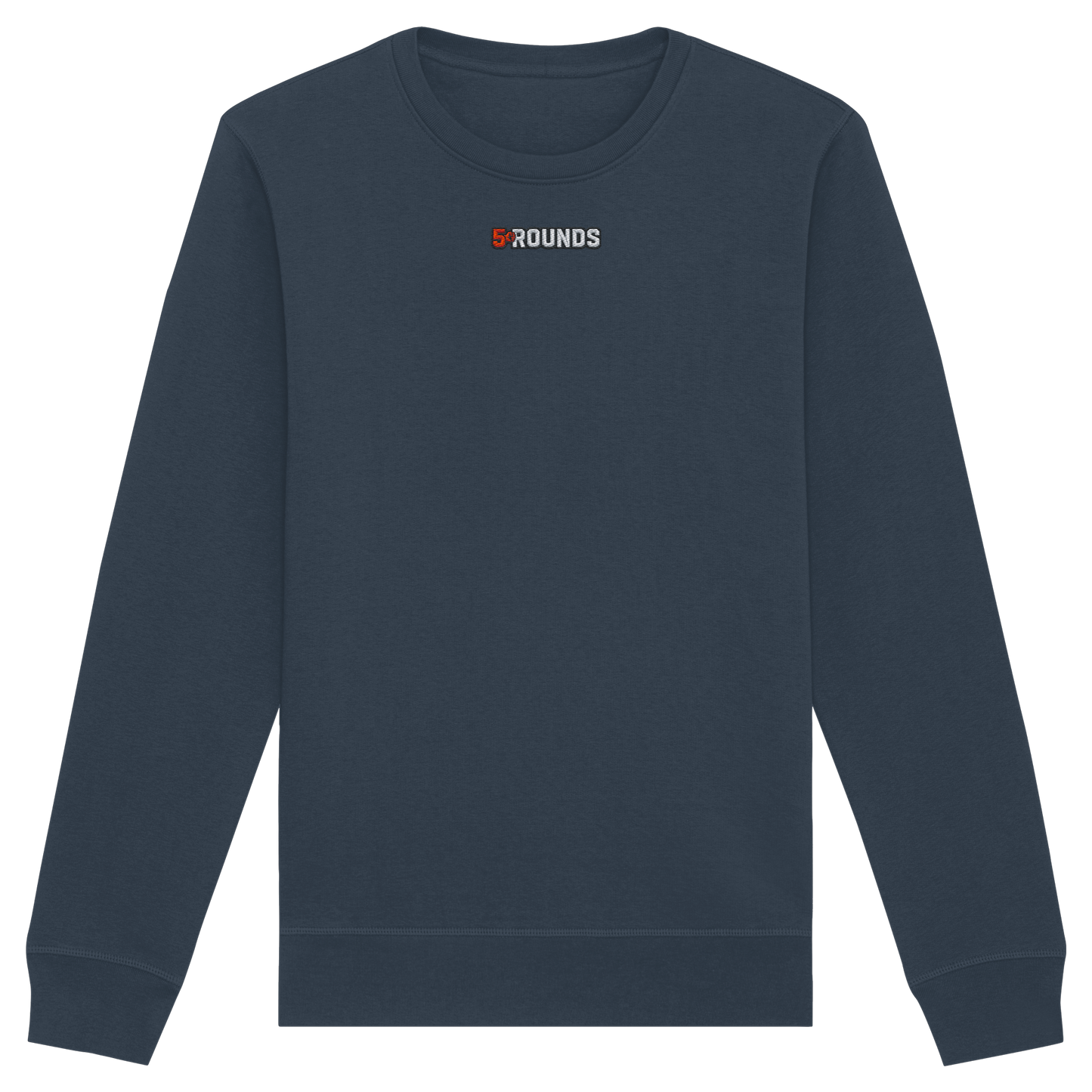 5 ROUNDS BEAST MODE Gorilla Motive Rot Weis Schwarz Farben Stick und DTF - Organic Basic Unisex Sweatshirt