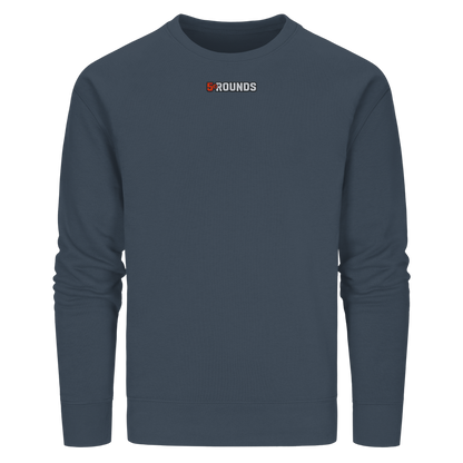 5 ROUNDS BEAST MODE Gorilla Motive Rot Weis Schwarz Farben Stick und DTF - Organic Basic Unisex Sweatshirt