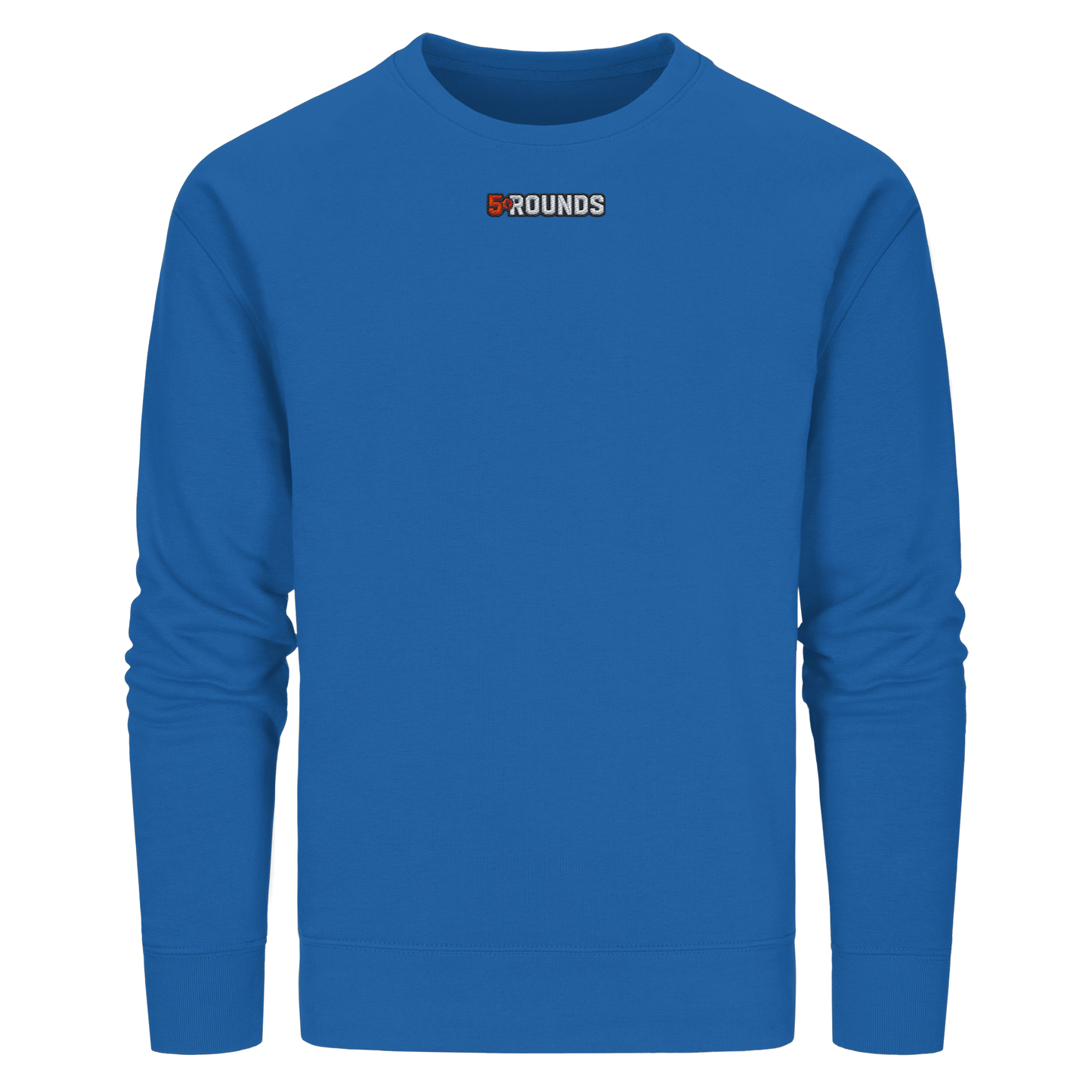 5 ROUNDS BEAST MODE Gorilla Motive Rot Weis Schwarz Farben Stick und DTF - Organic Basic Unisex Sweatshirt