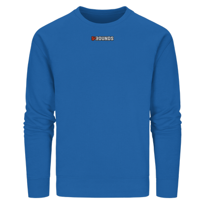 5 ROUNDS BEAST MODE Gorilla Motive Rot Weis Schwarz Farben Stick und DTF - Organic Basic Unisex Sweatshirt