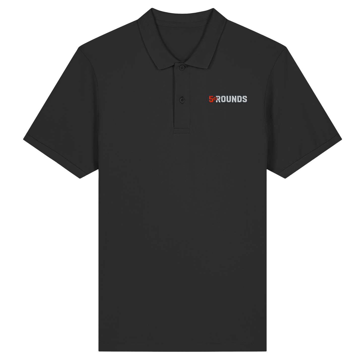 5 ROUNDS Organic Fitted Poloshirt