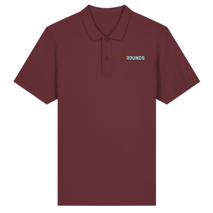 5 ROUNDS Organic Fitted Poloshirt
