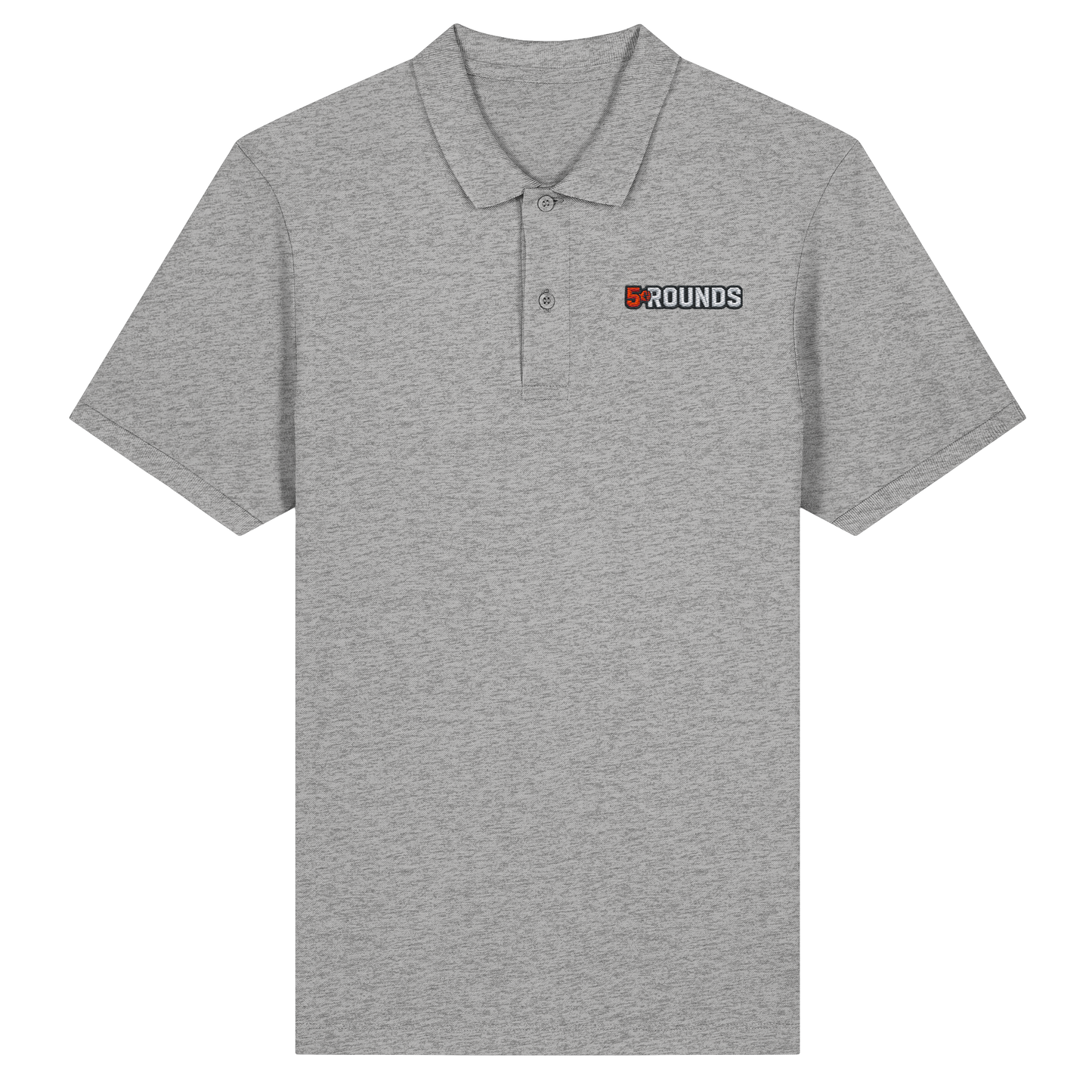 5 ROUNDS Organic Fitted Poloshirt